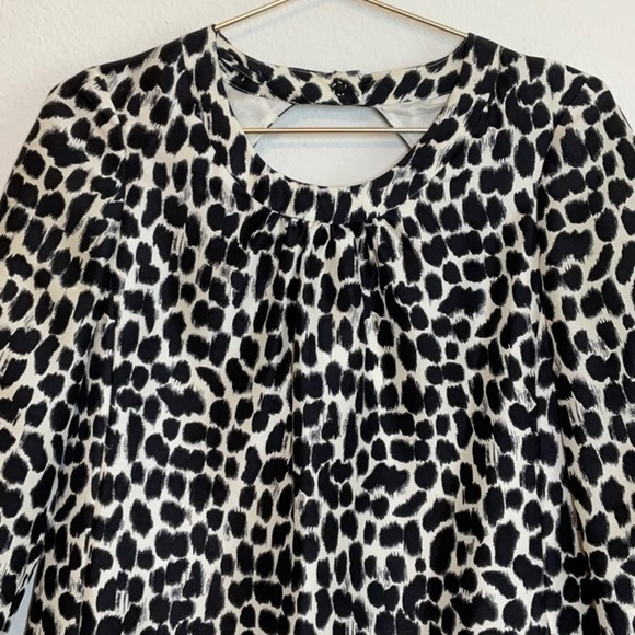 Kate Spade New York Leopard Print Taxi Dress Size 4 - Picture 3 of 12
